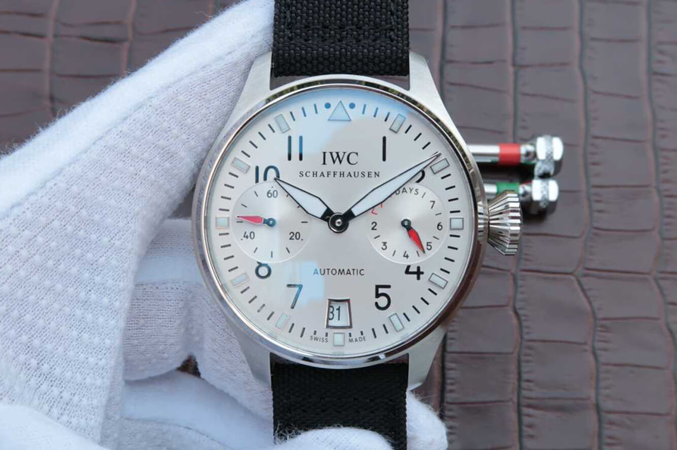 Best Replica Replica IWC Pilot 3777 Limited Edition 1:1 Best Edition ZF Factory White Dial - Colareps