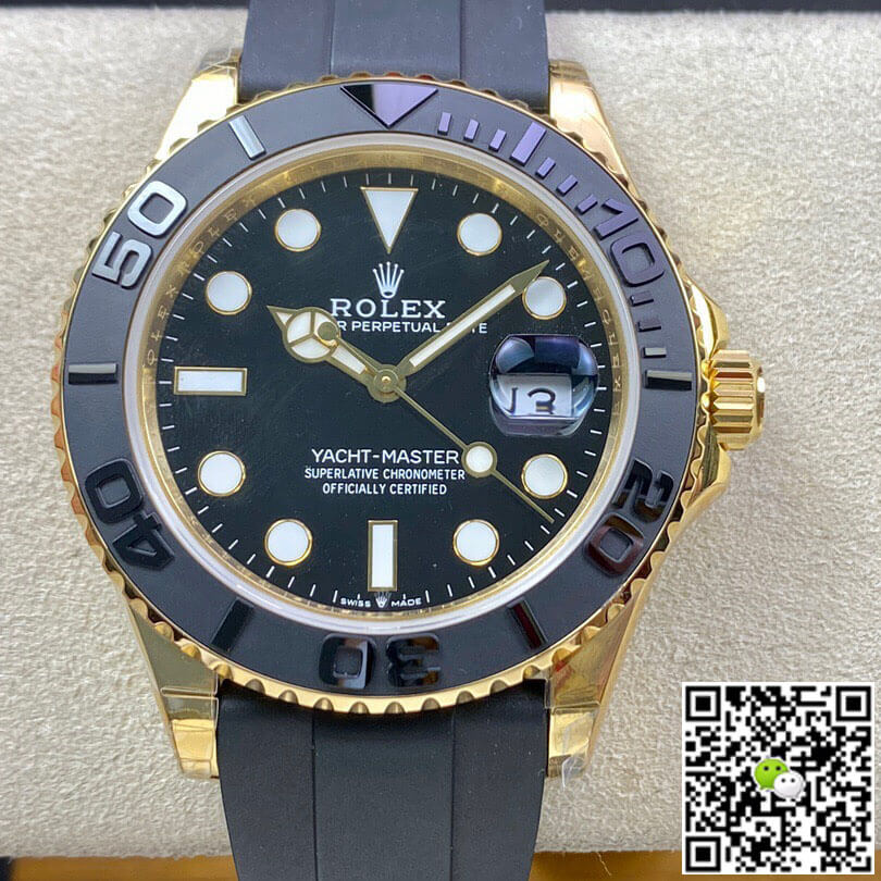 Best Replica Replica Rolex Yacht Master M226658-0001 42MM 1:1 Best Edition OW Factory Black Dial - Colareps