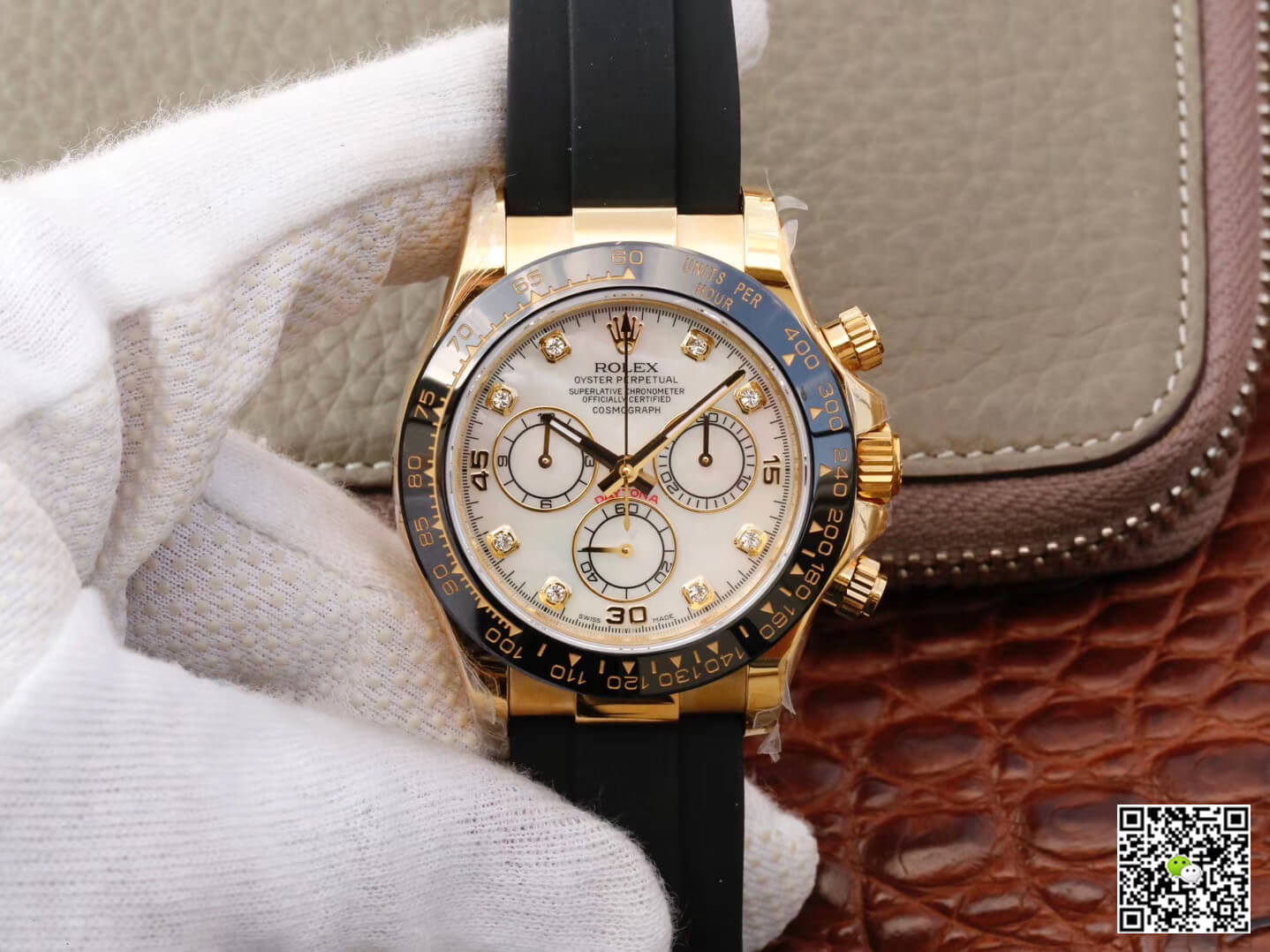 Best Replica Replica Rolex Daytona Cosmograph M116518ln-0037 1:1 Best Edition JH Factory V6 Yellow Gold Case - Colareps