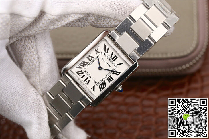 Best Replica Cartier Replica Tank W5200013 1:1 Best Edition K11 Factory Stainless Steel - Colareps
