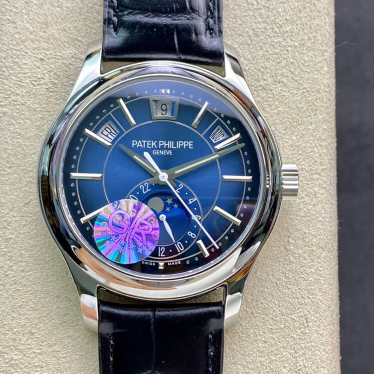 Best Replica Replica Patek Philippe Complications 5205G-013 1:1 Best Edition GR Factory Blue Dial - Colareps