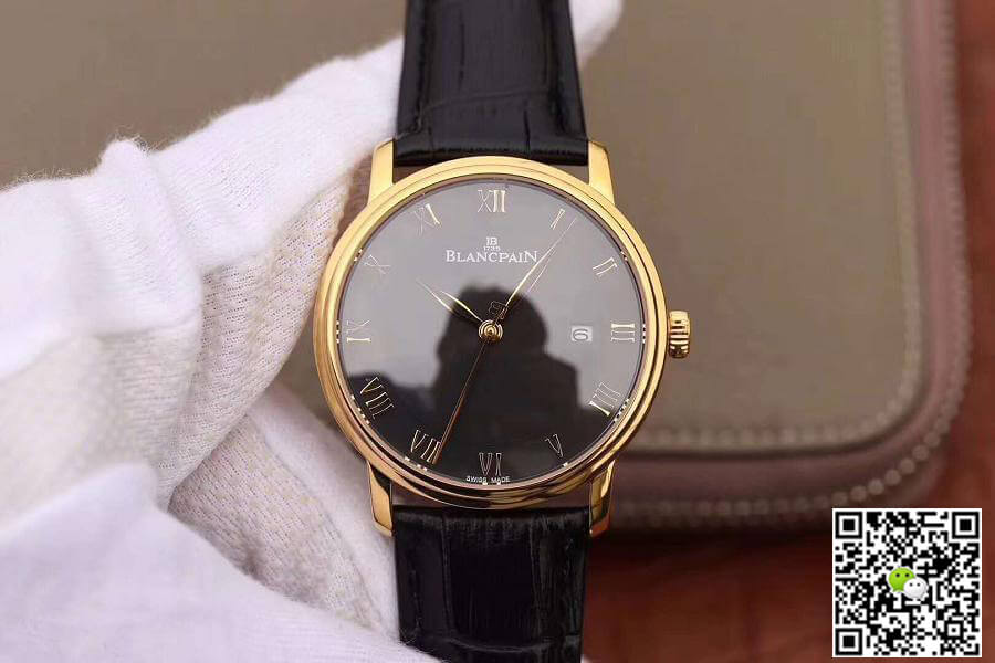 Best Replica Replica Blancpain Villeret Ultraplate 6651-1127-55B ZF Factory 1:1 Best Edition Swiss ETA1151 - Colareps