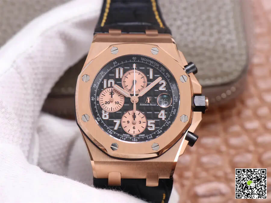 Best Replica Replica Audemars Piguet Royal Oak Offshore 26470OR 1:1 Best Edition JF Factory Black Dial - Colareps