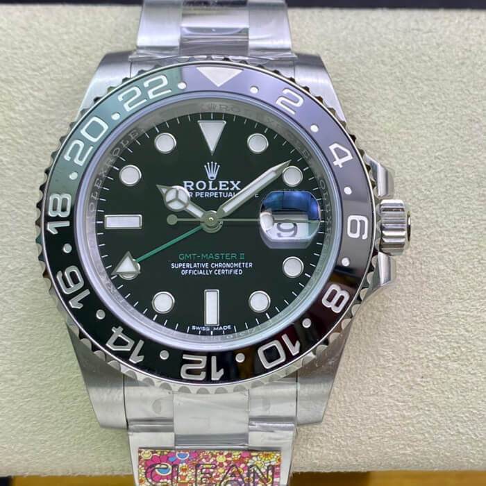 Best Replica Replica Rolex GMT Master II 116710LN-78200 1:1 Best Edition Clean Factory Black Bezel - Colareps