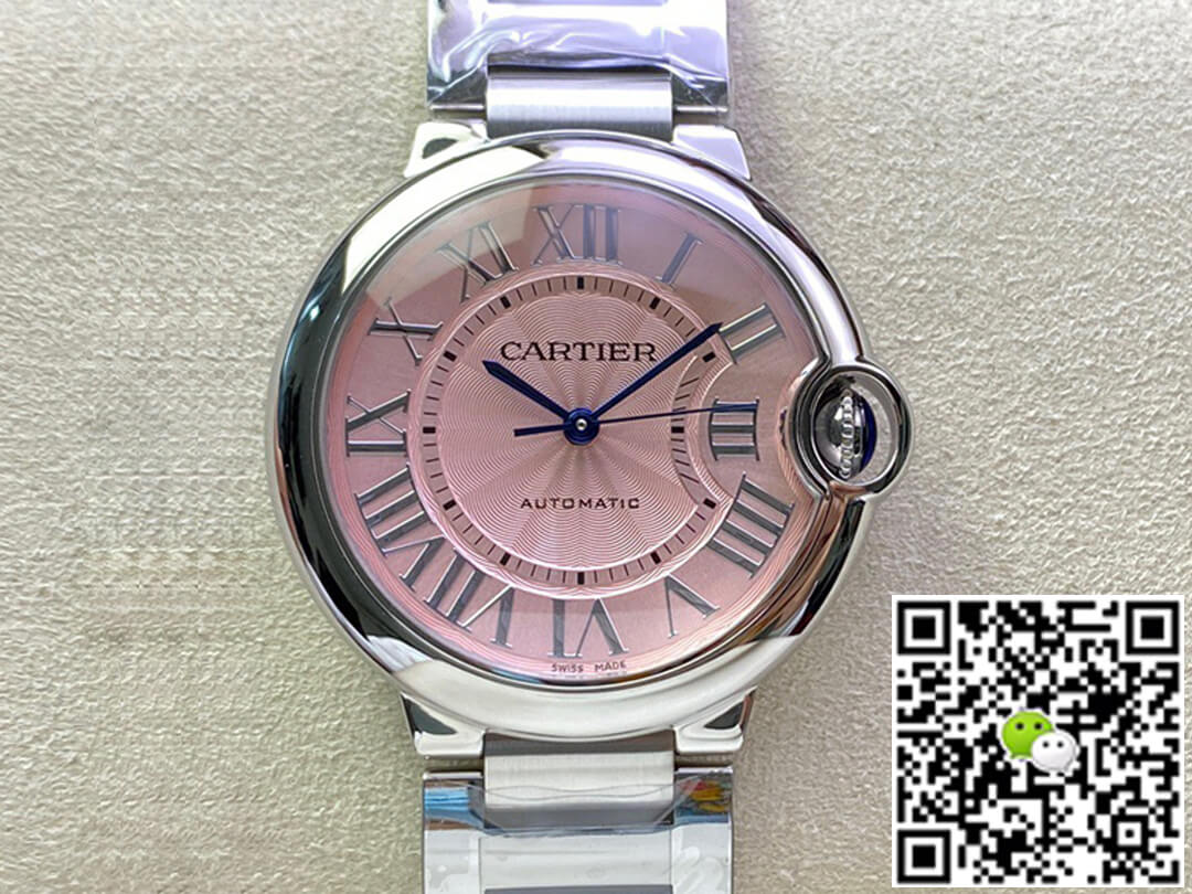 Best Replica Replica Ballon Bleu De Cartier 36MM WSBB0007 1:1 Best Edition 3K Factory Pink Dial - Colareps