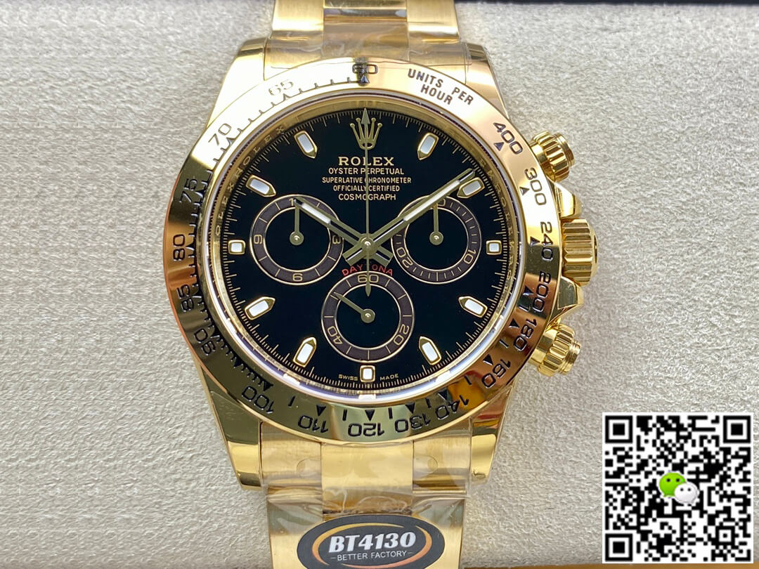 Best Replica Replica Rolex Daytona M116508-0004 1:1 Best Edition BT Factory Yellow Gold - Colareps