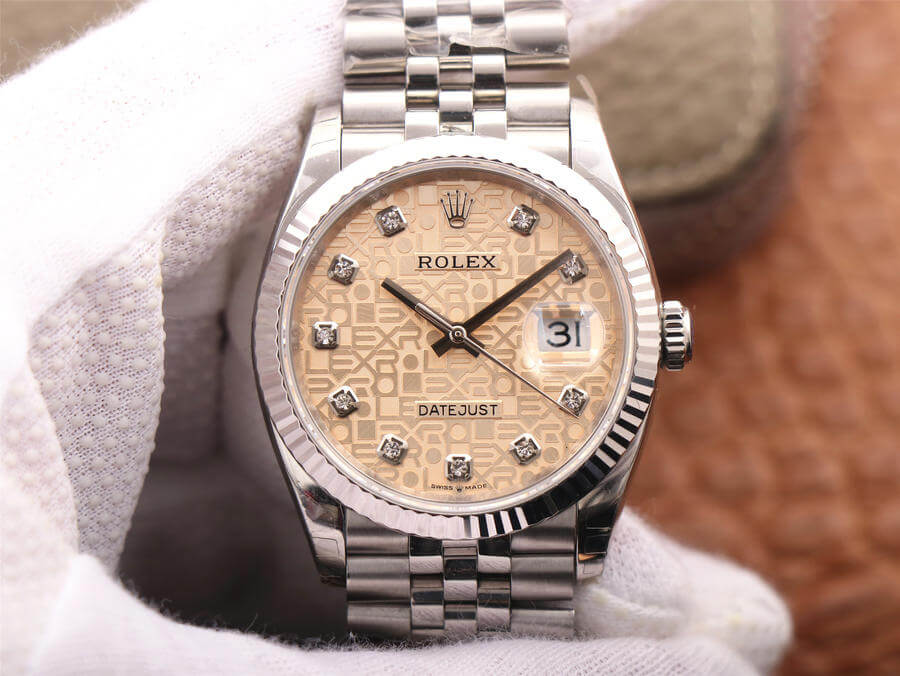 Best Replica Replica Rolex Datejust M126234-0023 1:1 Best Edition EW Factory Diamond Dial - Colareps
