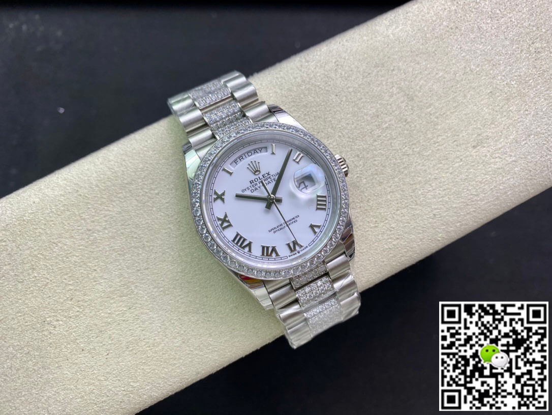 Best Replica Replica Rolex Day Date M128349RBR-0026 1:1 Best Edition EW Factory White Dial - Colareps