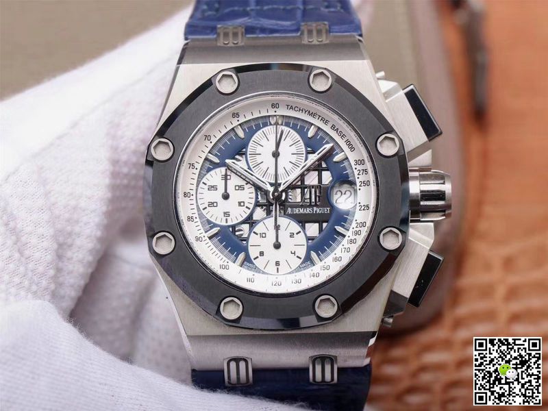 Best Replica Replica Audemars Piguet Royal Oak Offshore 26078PO.OO.D018CR.01 1:1 Best Edition JF Factory Blue Dial Swiss ETA3126 - Colareps
