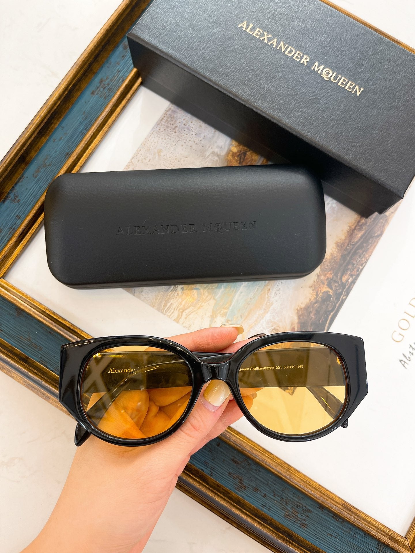 Best Replica Alexander Mcqueen Dupes Sunglasses - Colareps