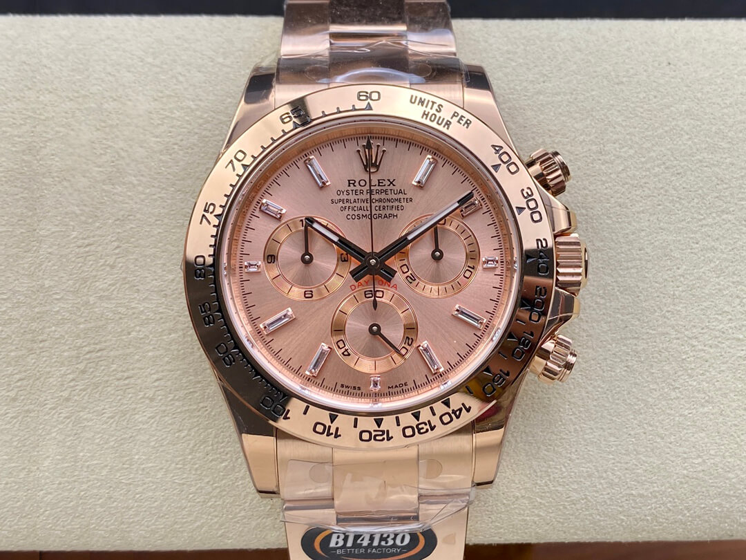 Best Replica Replica Rolex Daytona M116505-0012 1:1 Best Edition BT Factory Rose Gold - Colareps