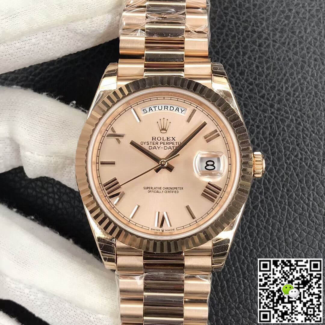 Best Replica Replica Rolex Day Date M228238-0006 1:1 Best Edition EW Factory Gold Dial - Colareps