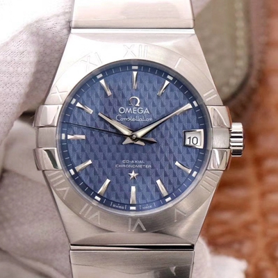 Best Replica Replica Omega Constellation 123.10.38.21.03.001 1:1 Best Edition VS Factory Blue Dial Swiss ETA8500 - Colareps