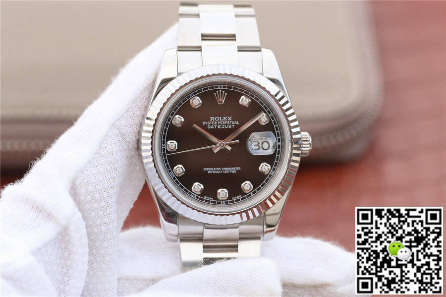 Best Replica Replica Rolex Datejust M126334-0011 1:1 Best Edition EW Factory Black Dial - Colareps