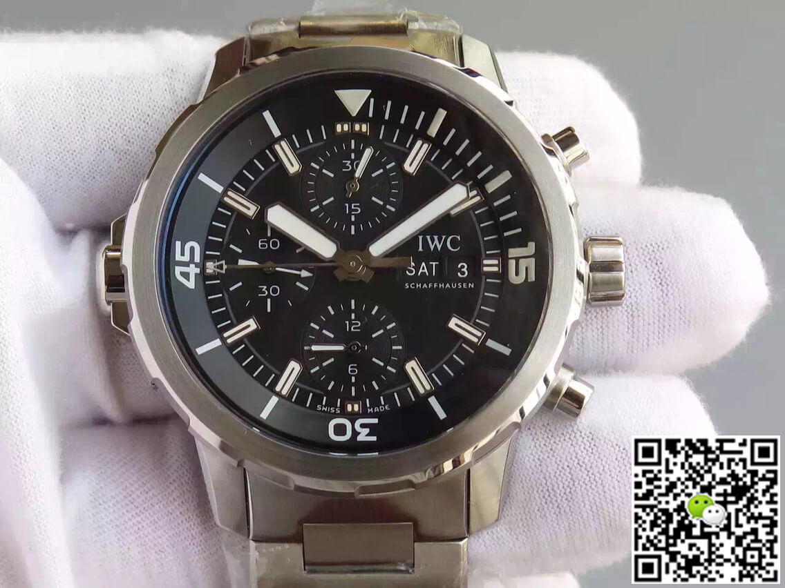 Best Replica Replica IWC Aquatimer IW376804 1:1 Best Edition V6 Factory Black Dial - Colareps