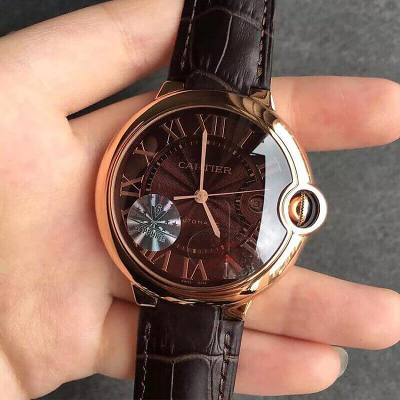 Best Replica Replica Ballon Bleu De Cartier W6920037 1:1 Best Edition V6 Factory Rose Gold - Colareps