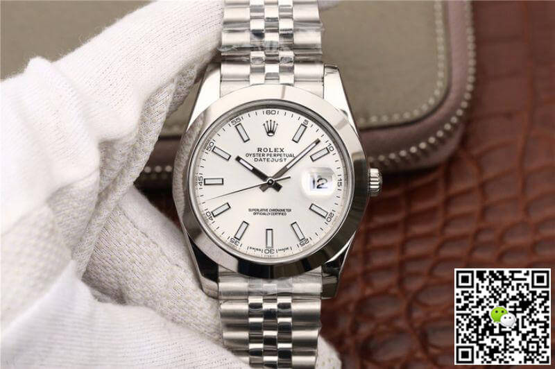 Best Replica Rolex Dupe Datejust 116200 Mechanical Watches 1:1 Best Edition Swiss ETA2836 Silver Dial - Colareps