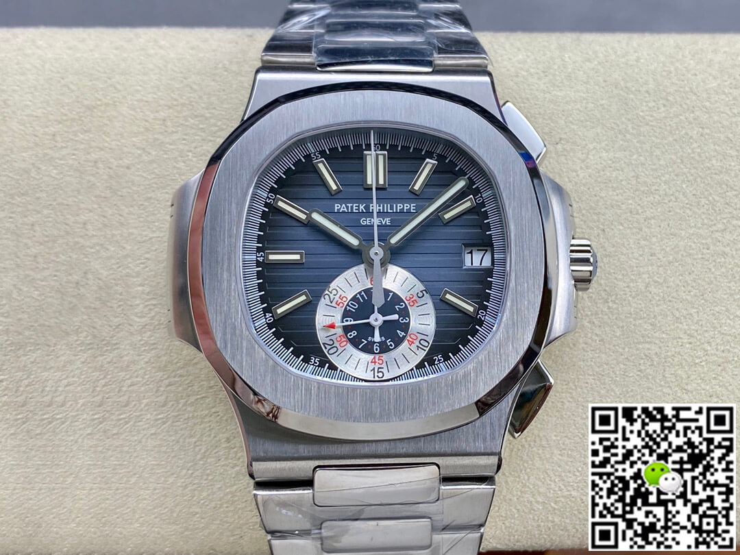 Best Replica Replica Patek Philippe Nautilus 5980/1A-001 1:1 Best Edition PPF Factory Blue Dial - Colareps
