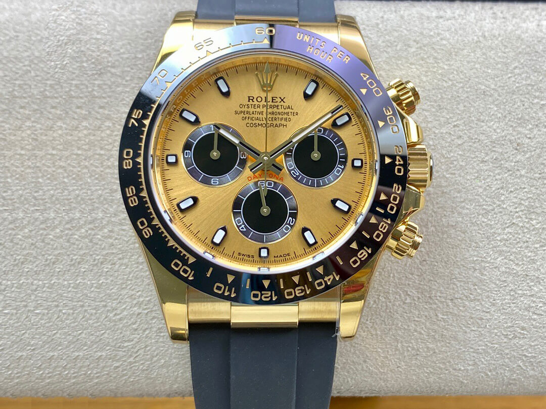 Best Replica Replica Rolex Daytona M116518LN-0048 1:1 Best Edition BT Factory Champagne Dial - Colareps