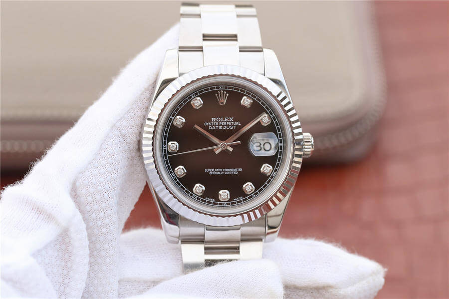 Best Replica Replica Rolex Datejust M126334-0011 1:1 Best Edition EW Factory Black Dial - Colareps