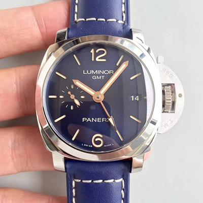 Best Replica Panerai Replica Luminor 1950 PAM688 ZF Factory 1:1 Best Edition Swiss ETA P9001 Blue Leather Strap - Colareps
