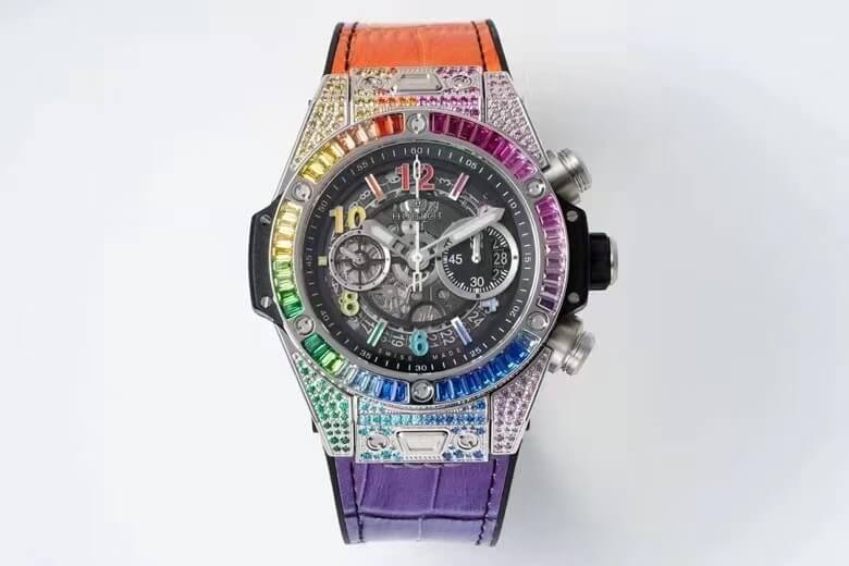 Best Replica Replica Hublot BIG BANG Unico 411.NX.1117.LR.0999 1:1 Best Edition ZF Factory Rainbow Skeleton Dial - Colareps