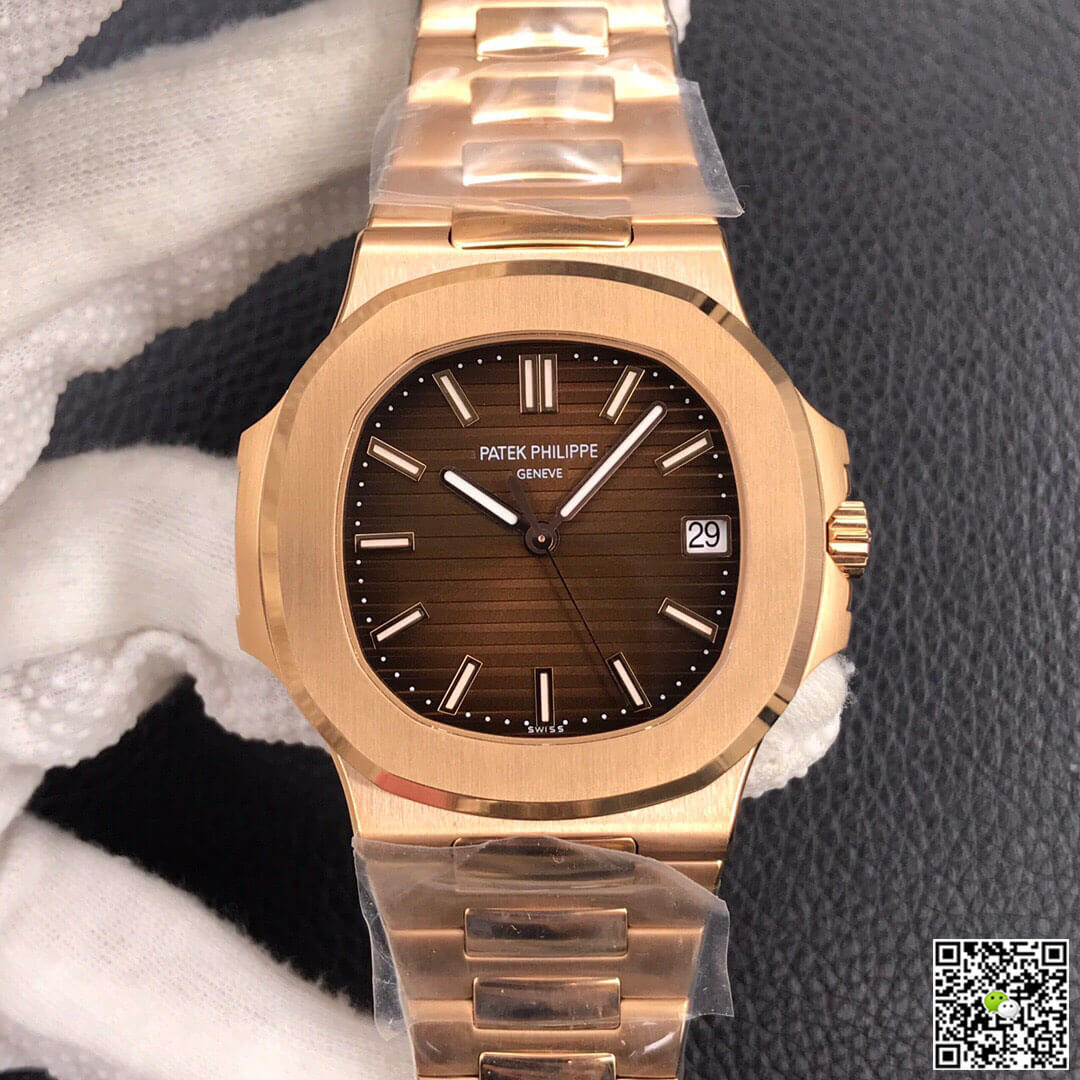 Best Replica Replica Patek Philippe Nautilus 5711/1R-001 1:1 Best Edition 3K Factory Rose Gold - Colareps