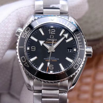 Best Replica Replica Omega Seamaster 215.30.40.20.01.001 Planet Ocean 600M 1:1 Best Edition VS Factory Black Dial Swiss ETA8800 - Colareps
