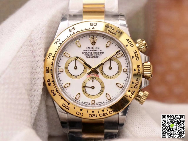 Best Replica Rolex Daytona Replica Cosmograph M116503-0001 1:1 Best Edition Noob Factory White Dial Swiss ETA4130 - Colareps