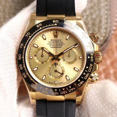 Best Replica Rolex Daytona Replica M116518LN-0042 1:1 Best Edition Noob Factory Champagne Dial Swiss ETA4130 - Colareps