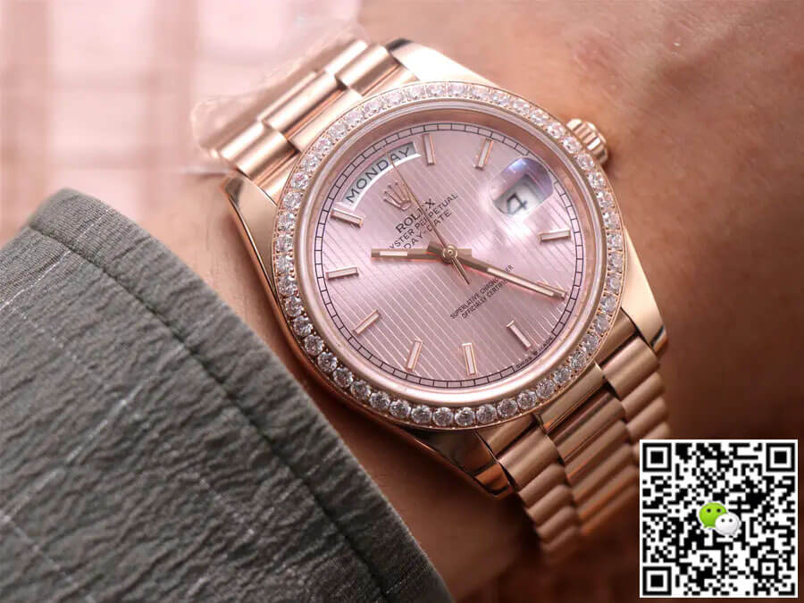 Best Replica Replica Rolex Day Date M228345RBR-0010 1:1 Best Edition EW Factory Rose Gold - Colareps
