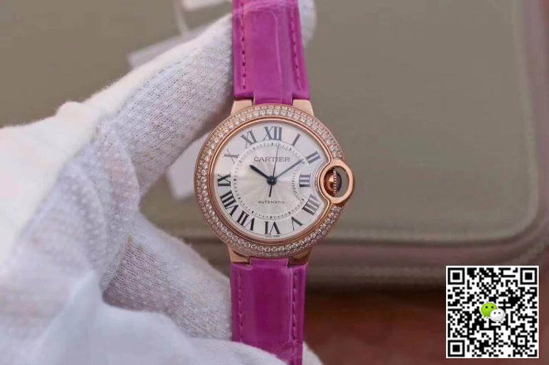 Best Replica Replica Ballon Bleu De Cartier 33MM WE902066 V9 Factory 1:1 Best Edition Swiss ETA2671 - Colareps
