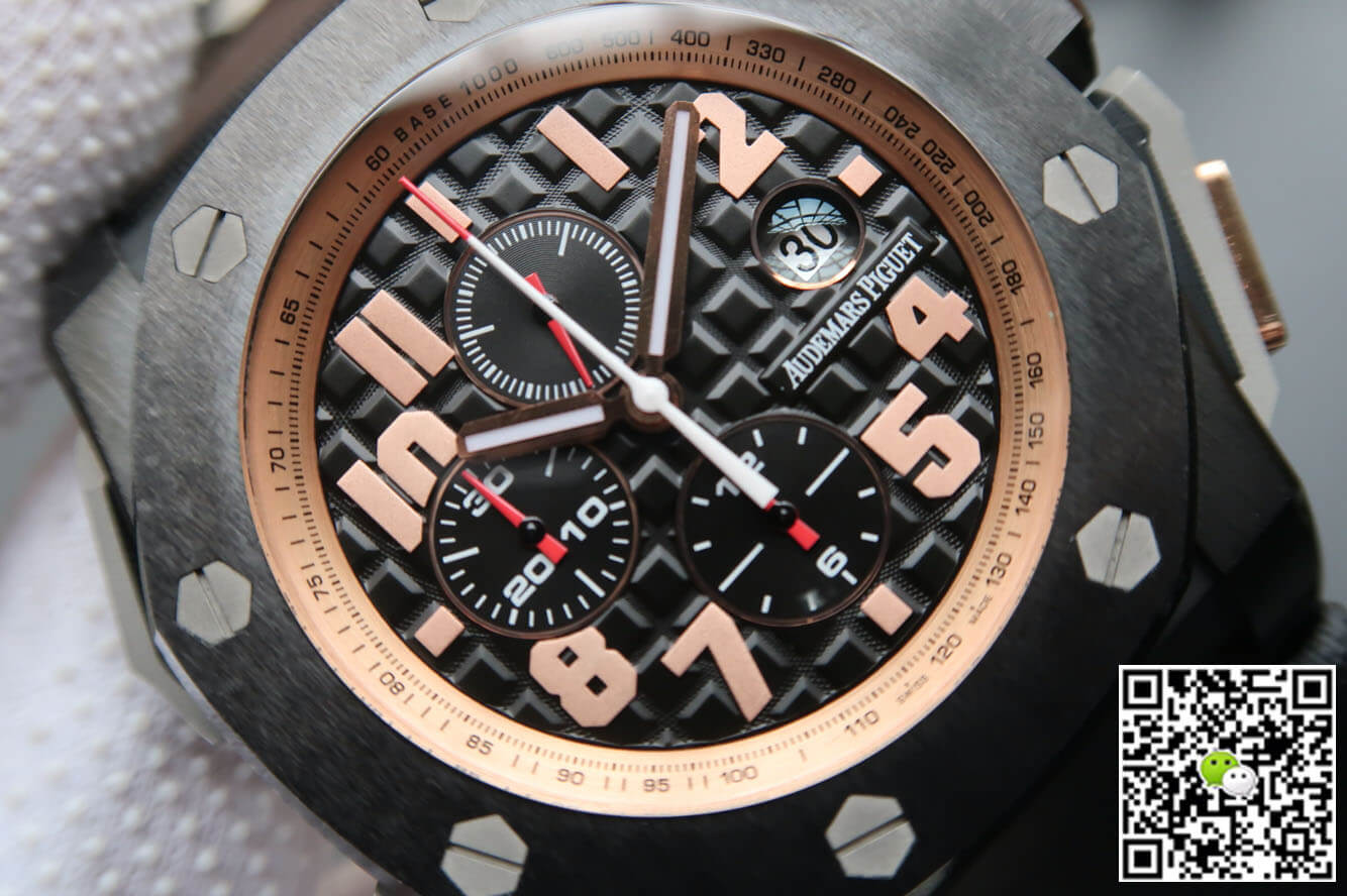 Best Replica Replica Audemars Piguet Royal Oak Offshore 26378IO.OO.A001KE.01 1:1 Best Edition JF Factory V2 Black Dial - Colareps