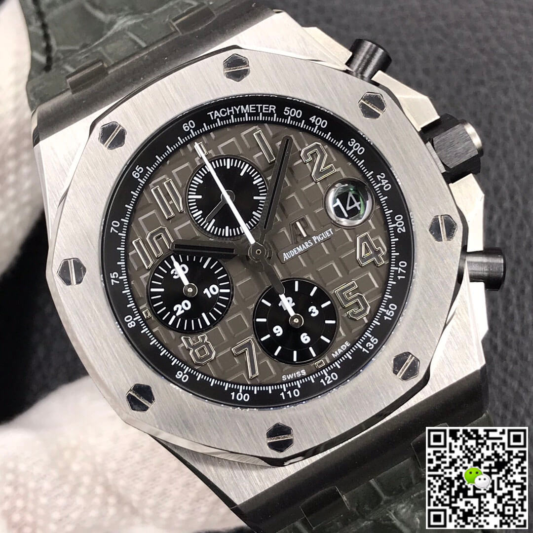 Best Replica Replica Audemars Piguet Royal Oak Offshore 26470ST.OO.A104CR.01 1:1 Best Edition JF Factory Dark Grey Dial - Colareps