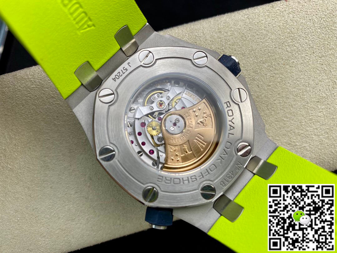 Best Replica Replica Audemars Piguet Royal Oak Offshore Diver 15710ST.OO.A038CA.01 JF Factory 1:1 Best Edition Swiss ETA3120 Green Textured Dial - Colareps
