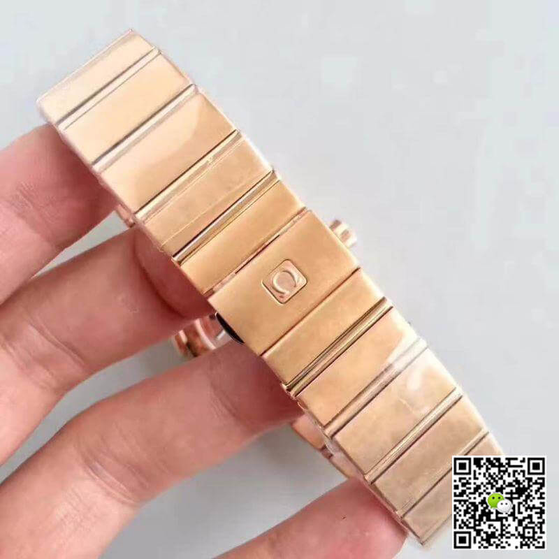 Best Replica Replica Omega Constellation 123.25.38.21.52.001 3S Factory 1:1 Best Edition Swiss ETA8500 18K Rose Gold Bracelet - Colareps