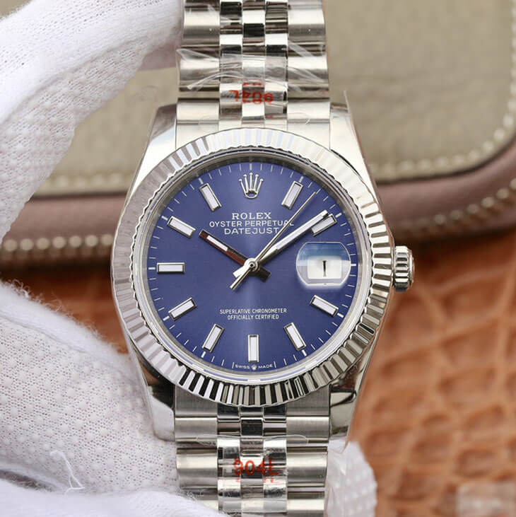 Best Replica Replica Rolex Datejust M126234-0017 1:1 Best Edition GM Factory Blue Dial - Colareps