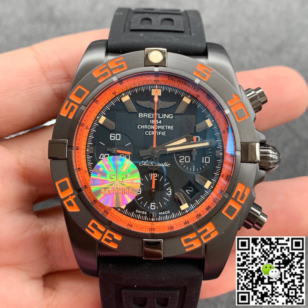 Best Replica Replica Breitling Chronomat B01 MB0111C2.BD07.153S.M20D.2 1:1 Best Edition GF Factory Black Dial - Colareps