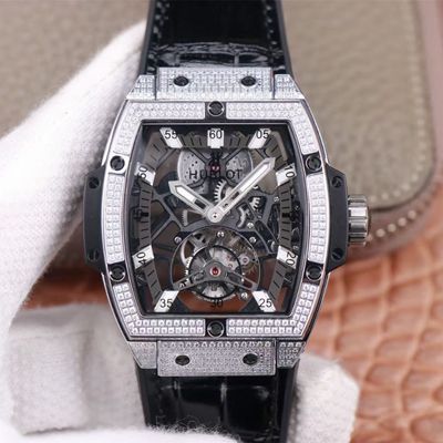 Best Replica Hublot Replica Masterpiece Tourbillon 906.NX.0129.VR.AES13 1:1 Best Edition JB Factory Diamond Swiss HUB 9006 - Colareps