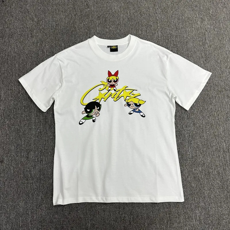 Best Replica Three small cartoon characters printed short sleeve tee - Colareps