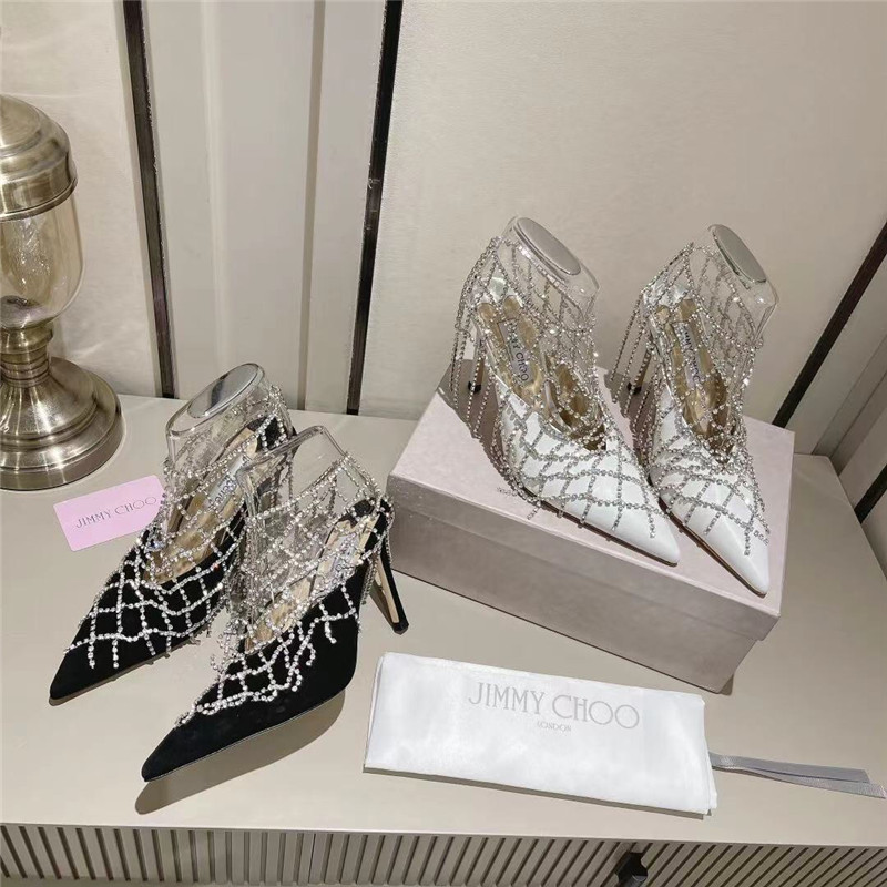 Best Replica Jimmy Choo Rhinestone Sandals - Colareps