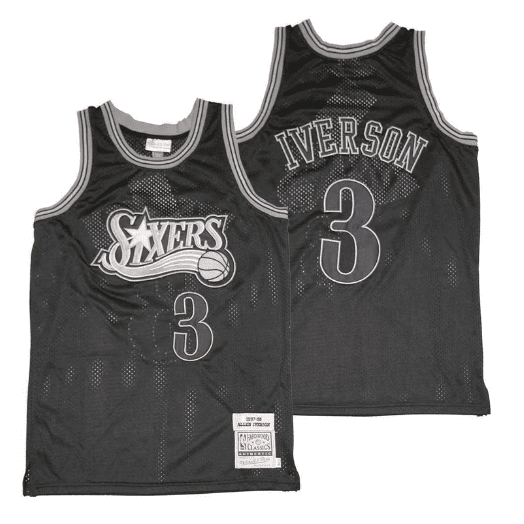 Best Replica ALLEN IVERSON PHILADELPHIA 76ERS THROWBACK JERSEY - Colareps