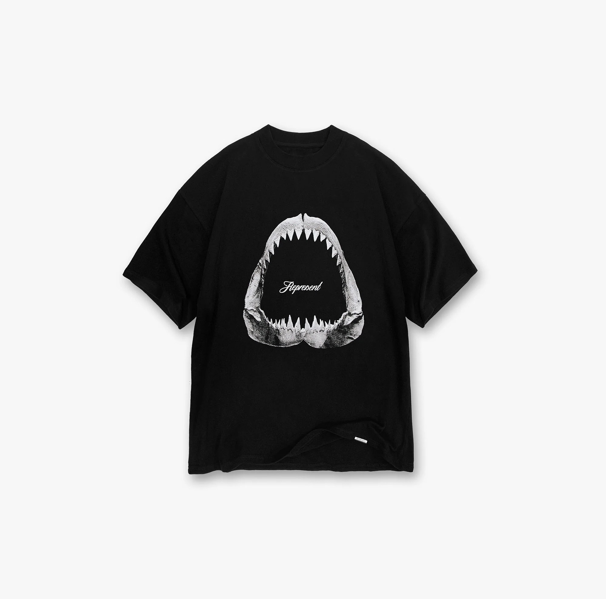 Best Replica Sharp-toothed shark vintage printed tee 3 colors - Colareps