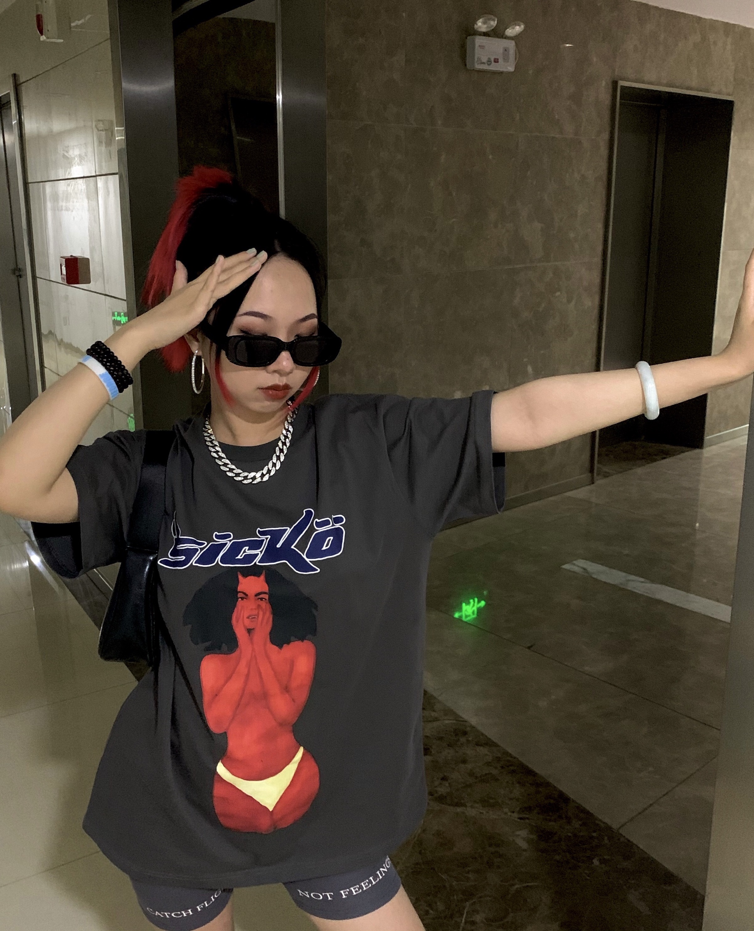 Best Replica 1:1 quality version Sicko.1993 naked demon girl tee - - Colareps