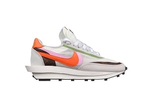 Best Replica Sacai x Nike LVD Waffle Daybreak Medium Grey/Orange-Pink - Colareps