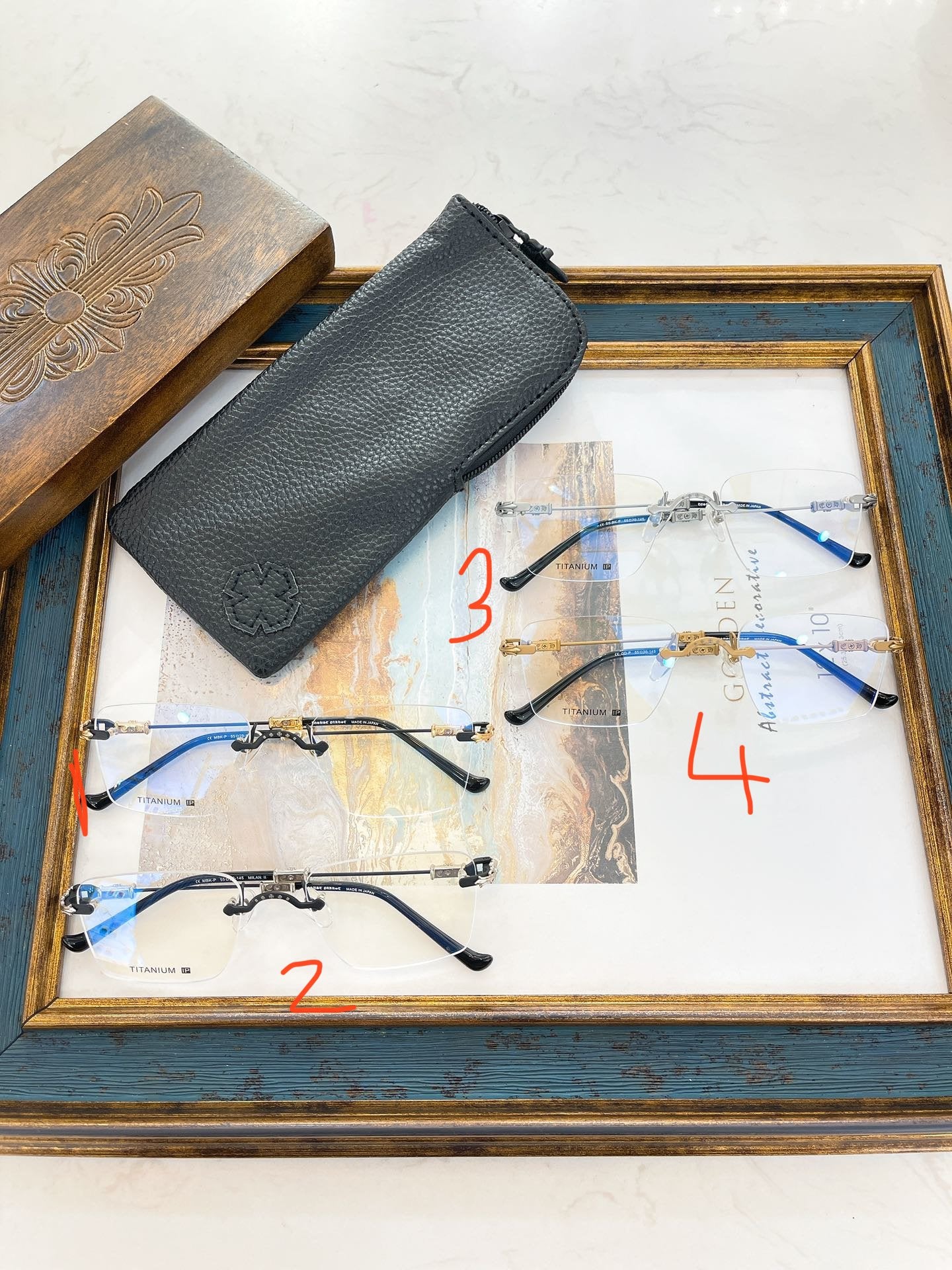 Best Replica Chrome Hearts eyewear/glasses - Colareps