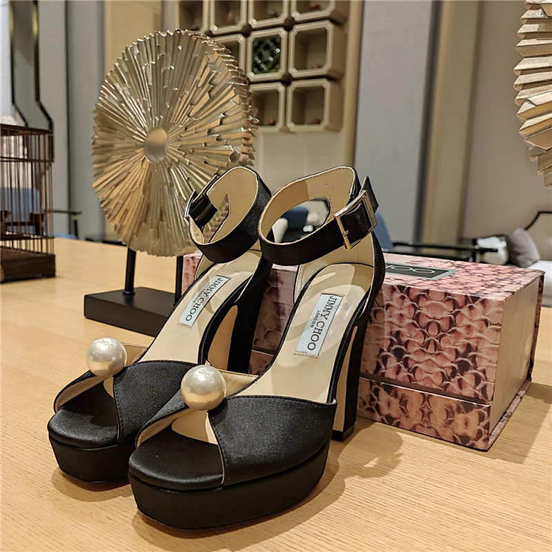 Best Replica jimmy choo high heel diamond chain sandals - Colareps