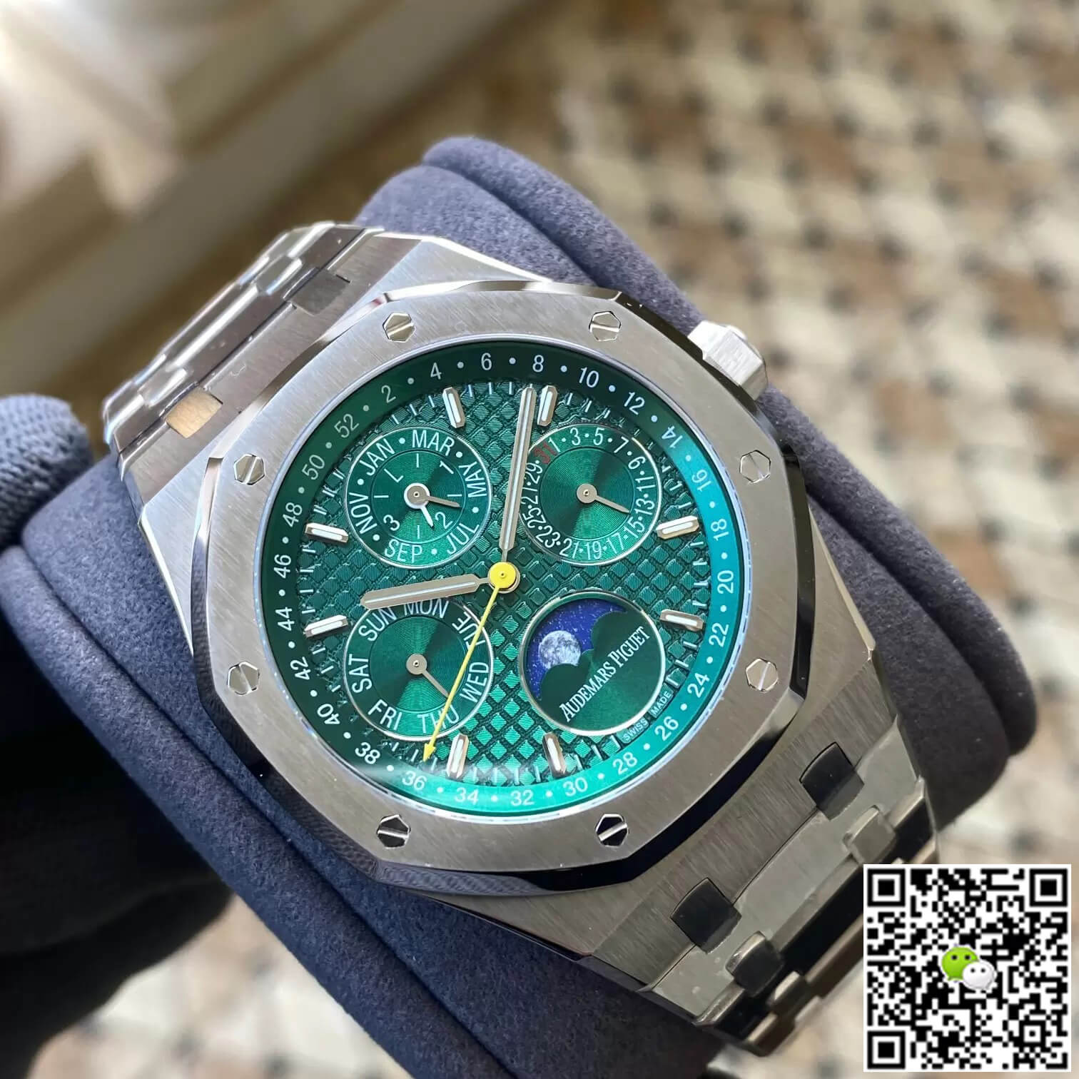 Best Replica Replica Audemars Piguet Royal Oak 26606ST.OO.1220ST.01 1:1 Best Edition APS Factory Green Dial - Colareps