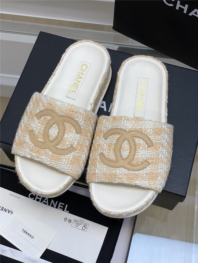 Best Replica Chanel new big Logo slippers - Colareps