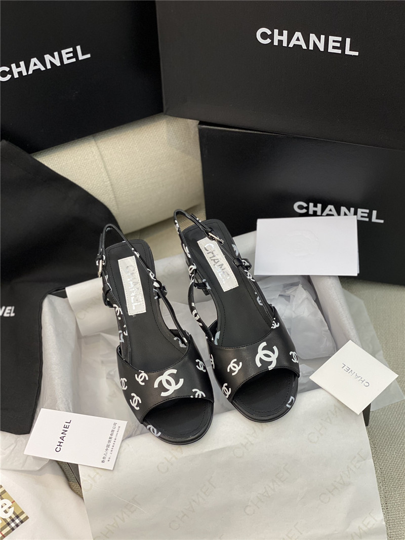 Best Replica chanel flat cutout sandals - Colareps